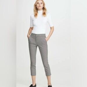 ALC James Houndstooth Knit Stretch Ankle‎ Dress Pants Slim Classic Office